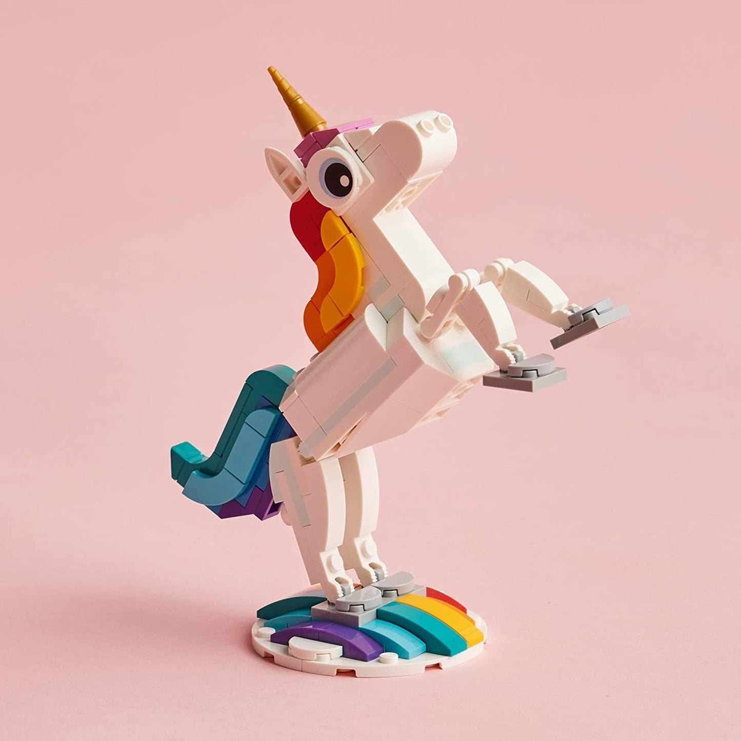 Lego® Creator 31140 Unicornio Mágico, Con Modelos De Un Unicornio, Un Caballito De Mar Y Un Pavorreal Para Niños Y Niñas A Partir De 7 Años