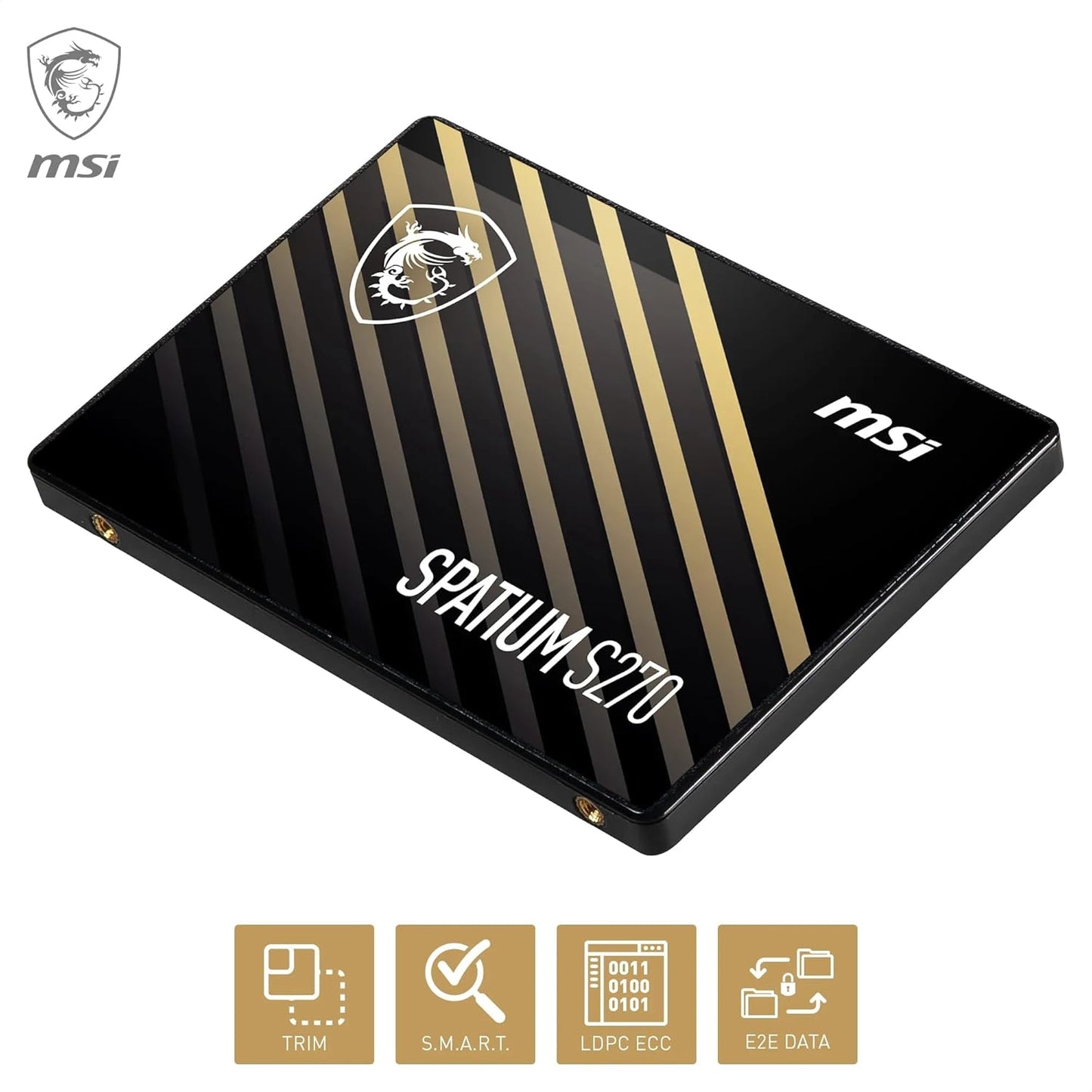 Unidad de Estado Solido SSD 2.5 480GB MSI SPATIUM S270 SATA III 500/400 MB/s