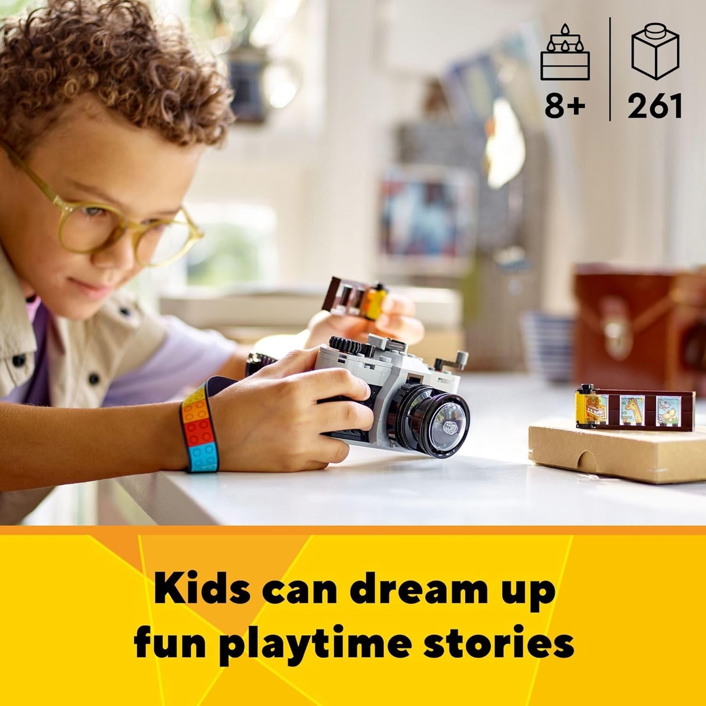 Lego® Creator Cámara Retro 31147; Juguete 3en1 Con Modelos De Un Televisor Y Una Videocámara