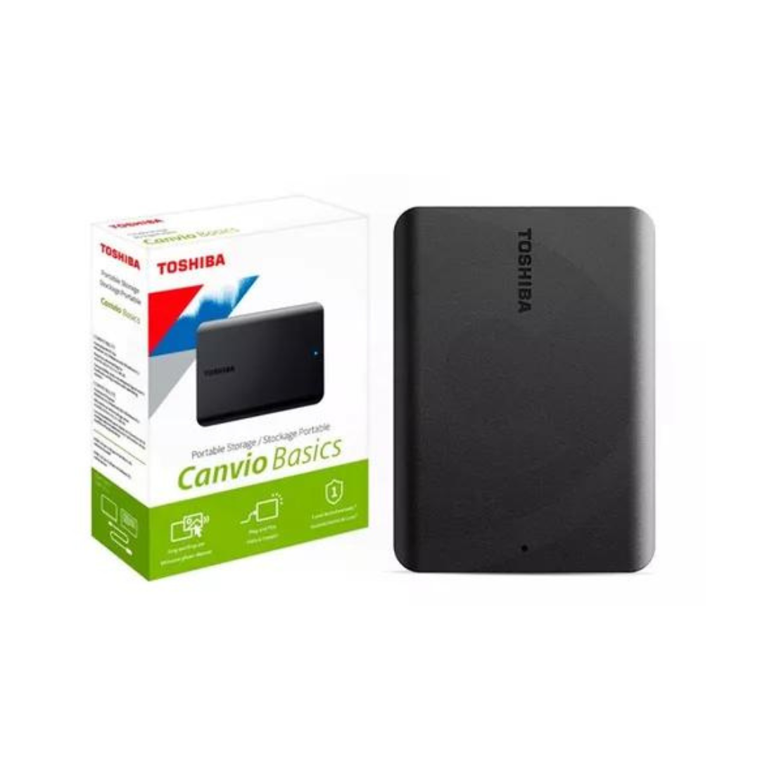 Disco Duro Externo Toshiba Canvio Basics Hdtb510xk3aa 1tb Negro