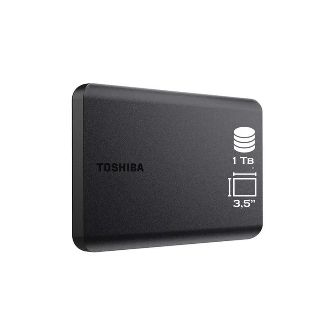 Disco Duro Externo Toshiba Canvio Basics Hdtb510xk3aa 1tb Negro