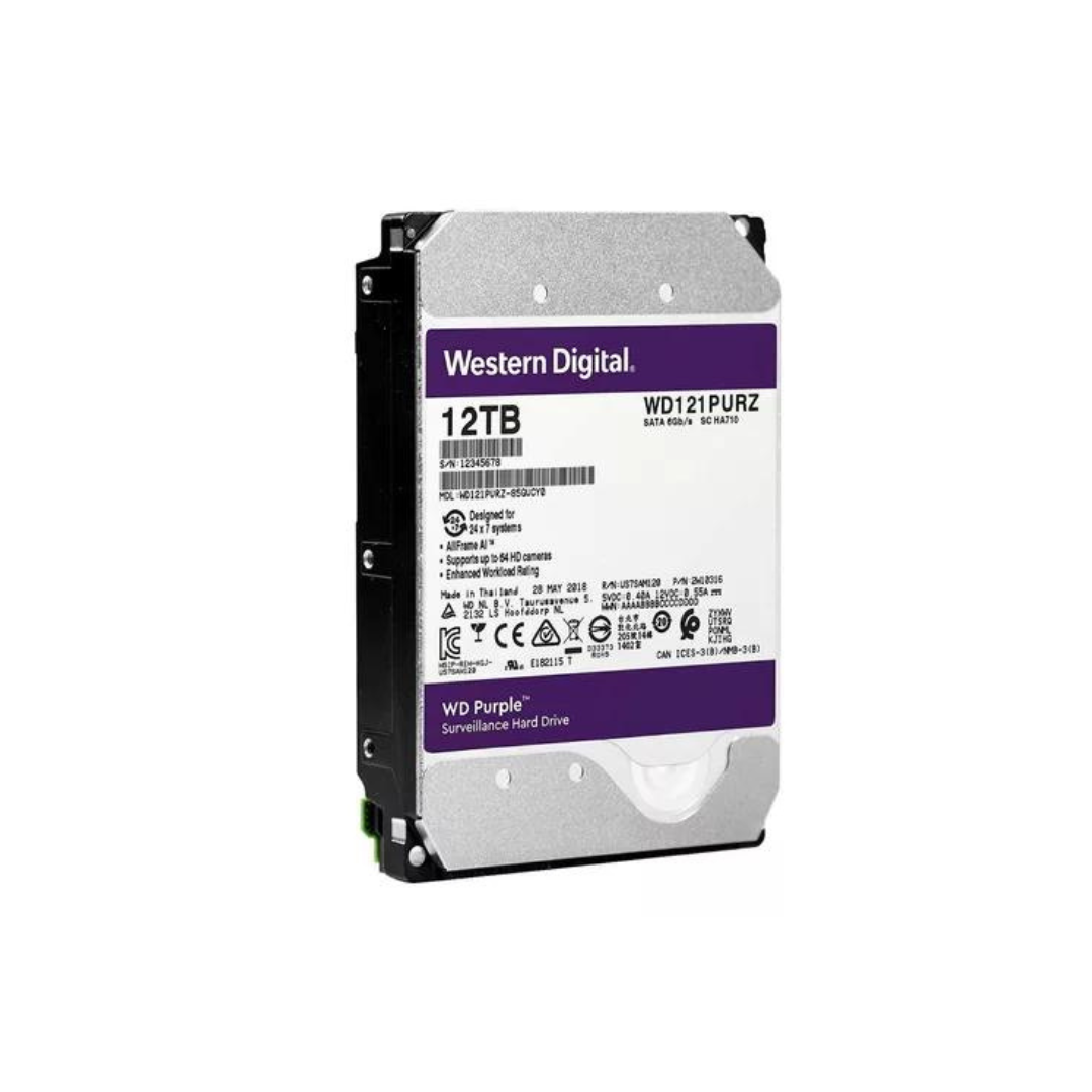 Disco Duro Interno Western Digital Purple WD121PURP 12TB