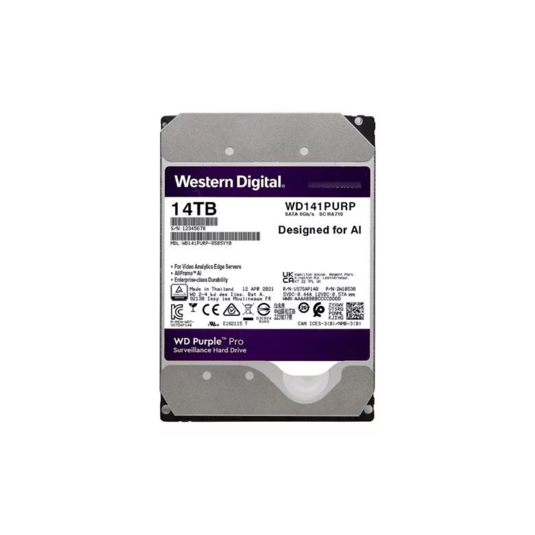Disco Duro Interno Western Digital WD141PURP 14tb 7200rpm