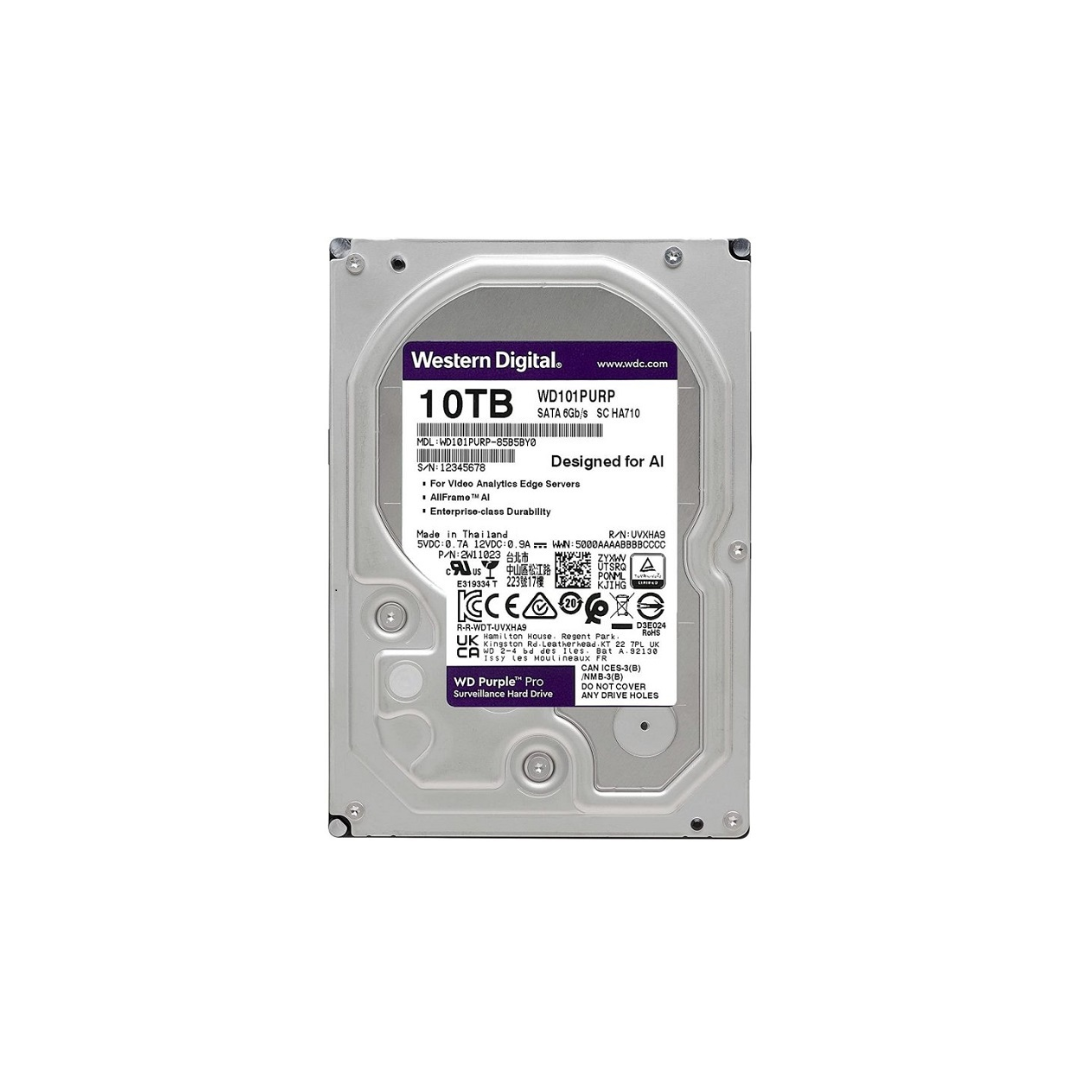 Disco Duro Interno Wester Digital Wd101purp Pro 10tb 3.5