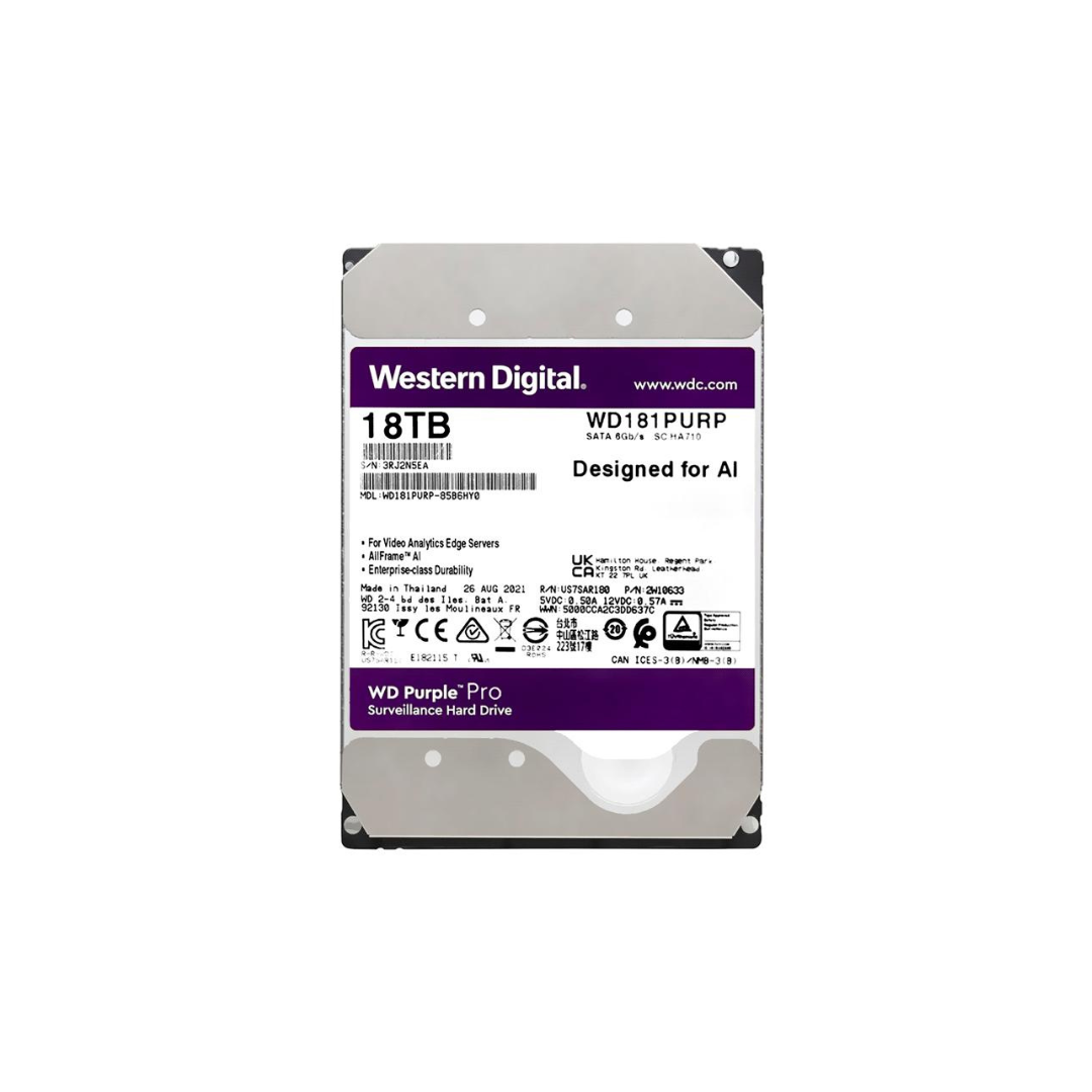 Disco Duro Interno Western Digital Wd181purp 18tb 7200rpm