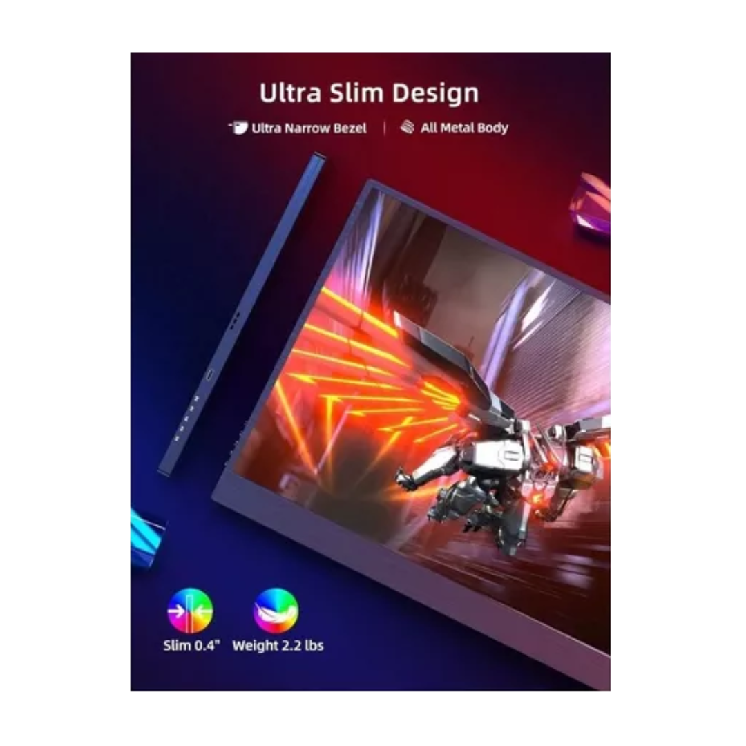 Uperfect 17.3 Pulgadas 144hz Monitor Portátil Para Juegos, A