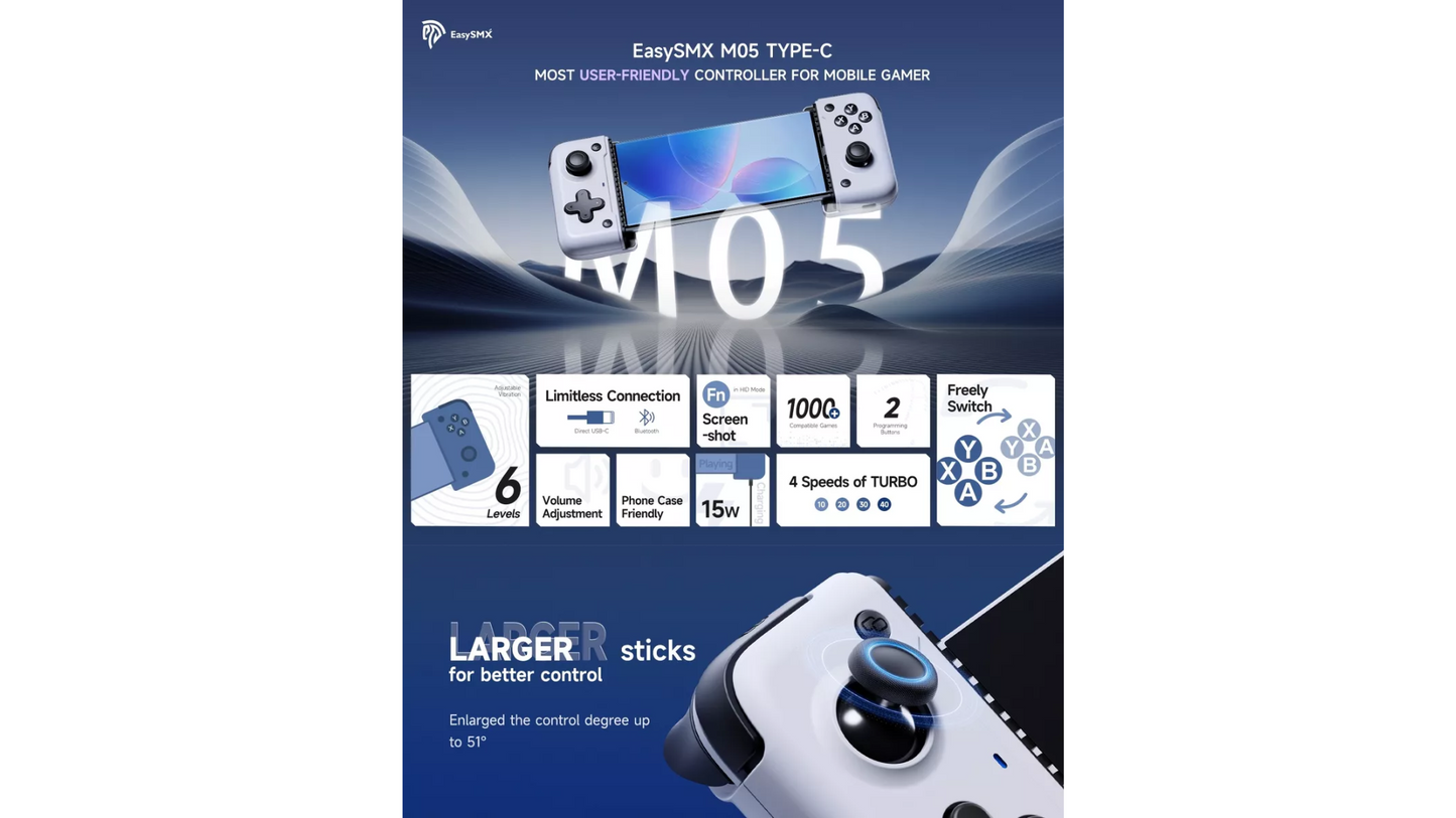 Easysmx M05 Control De Juegos Para Android Celular Gamer