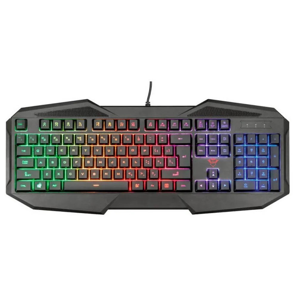 KIT 4 EN 1 TRUST GAMING BUNDLE TECLADO, DIADEMA, MOUSE,MOUSE PAD
