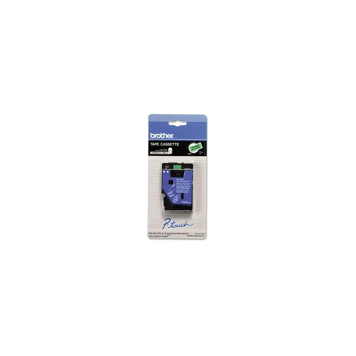 Cinta Brother Tc60001 Negro Sobre Azul, 47mm X 7.7m