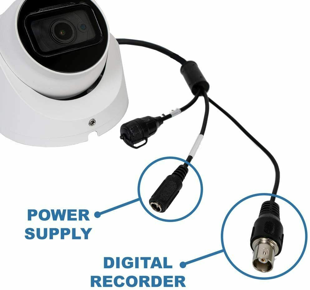Camara De Vigilancia Hdcvi En Domo 4 En 1 R-tech 4k Blanco