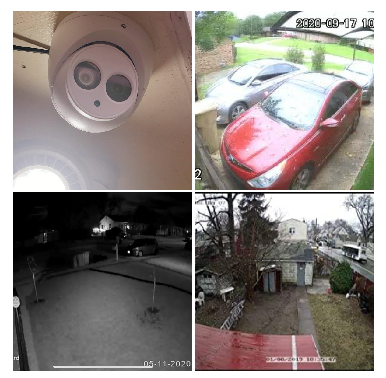 Camara De Vigilancia R-tech En Domo 2mp Matriz Ir Nocturna