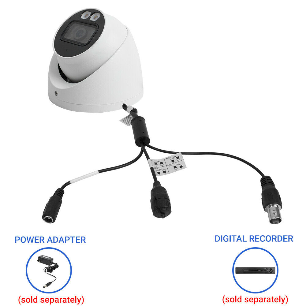 Camara De Vigilancia En Domo 5mp R-tech Hd vision Color Nocturna