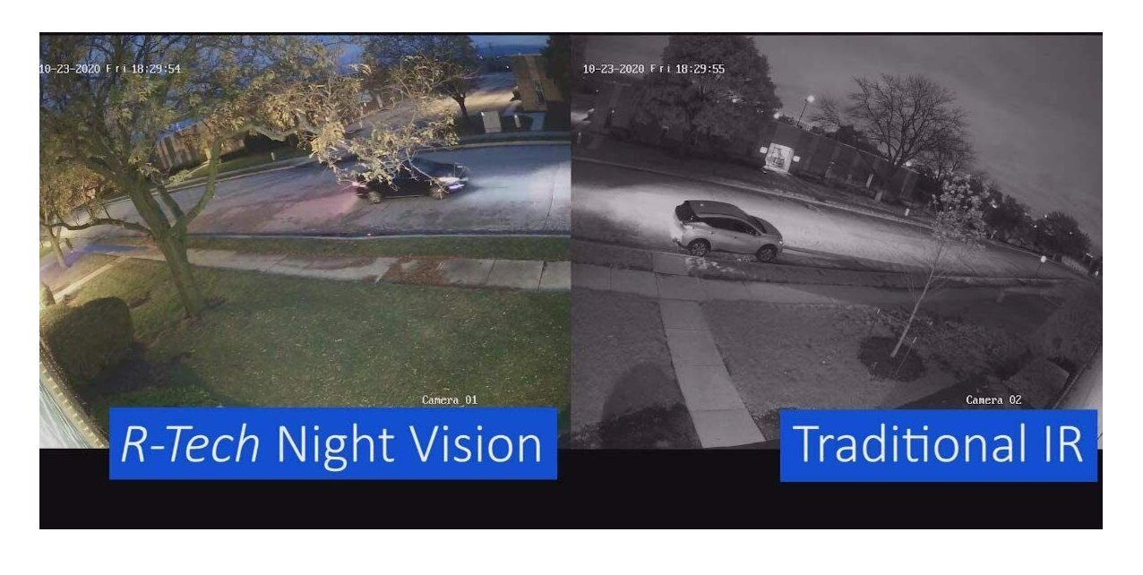 Camara De Vigilancia En Domo 5mp R-tech Hd vision Color Nocturna