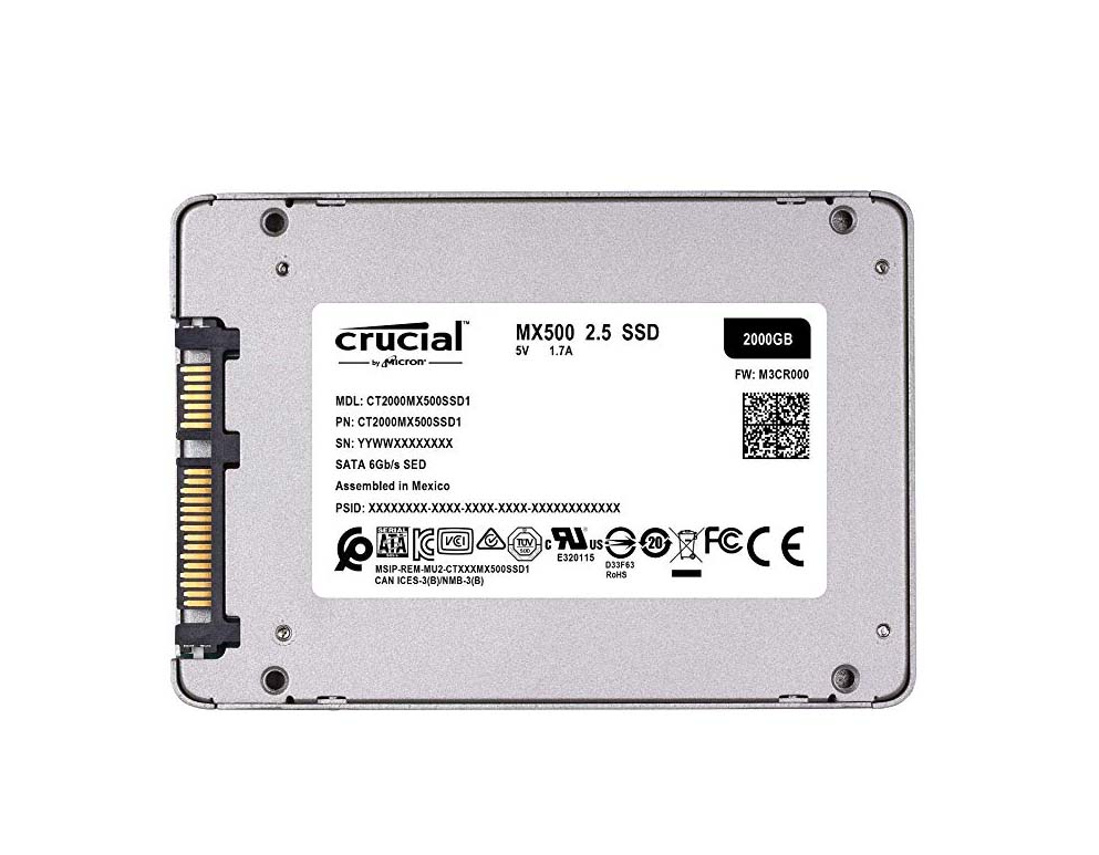 Disco Solido Ssd Interno Crucial Ct2000mx500ssd1 2tb 2.5