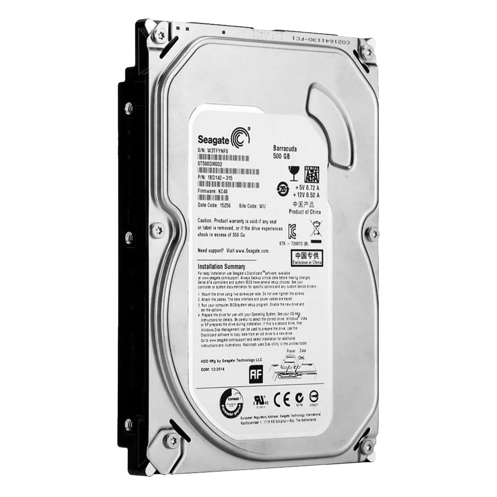 Disco Duro Interno Seagate 500GB ST3500312CS Reff