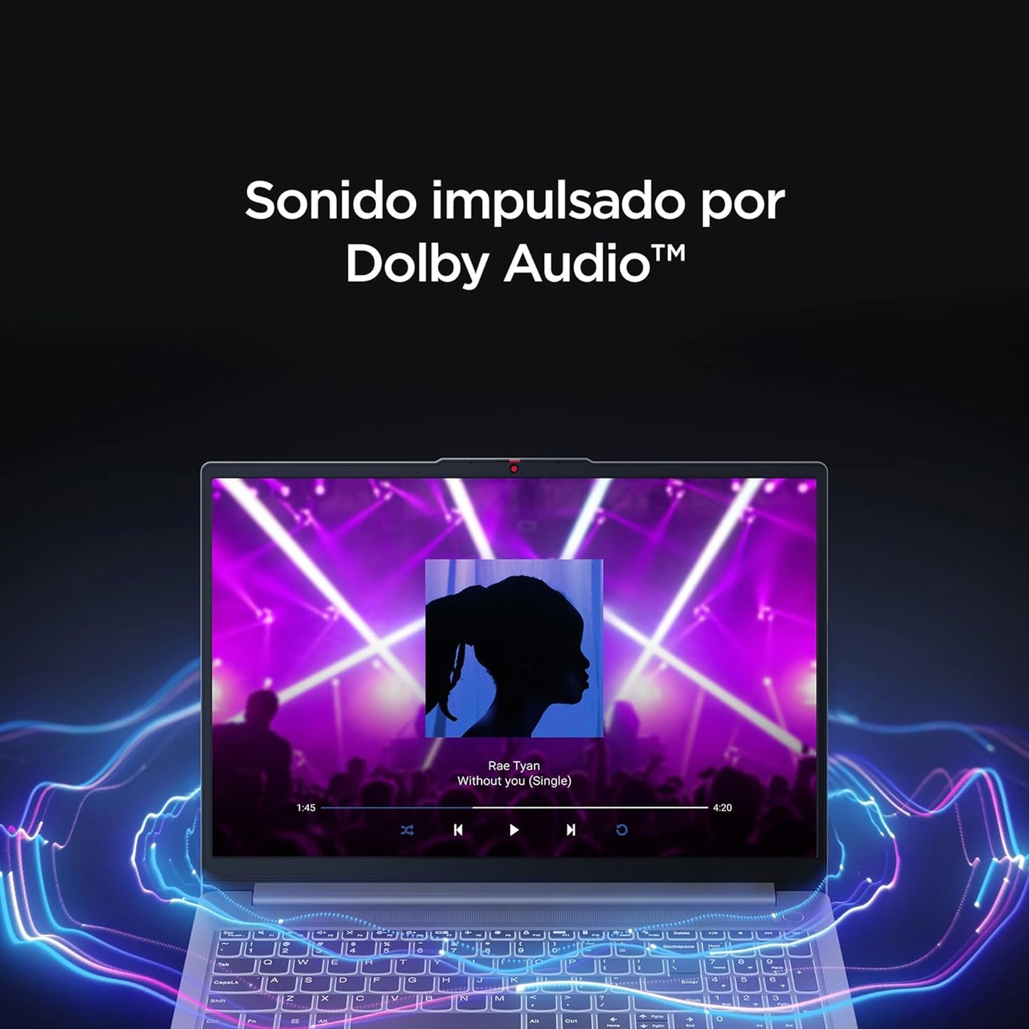 Lenovo Laptop IdeaPad Slim 3 15ABR8 | 15.6" FHD AMD Ryzen 7 7730U 16GB RAM 1TB SSD | Altavoces 1.5W Dolby Audio Cámara FHD 1080p | Windows 11 Home