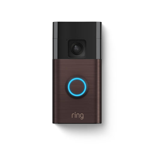 Timbre Con Cámara Inalámbrico Venetian Bronze Ring Battery Doorbell