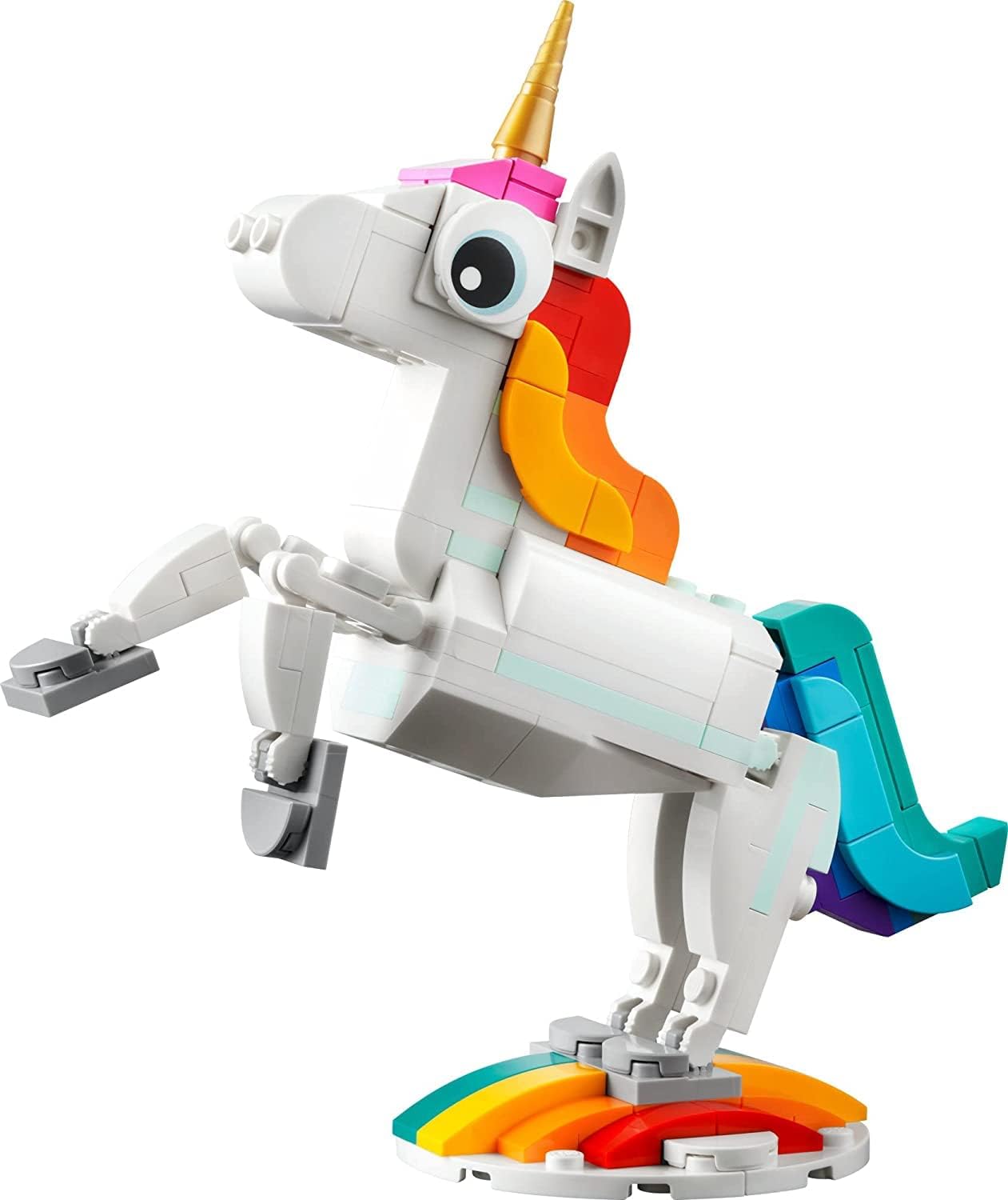 Lego® Creator 31140 Unicornio Mágico, Con Modelos De Un Unicornio, Un Caballito De Mar Y Un Pavorreal Para Niños Y Niñas A Partir De 7 Años