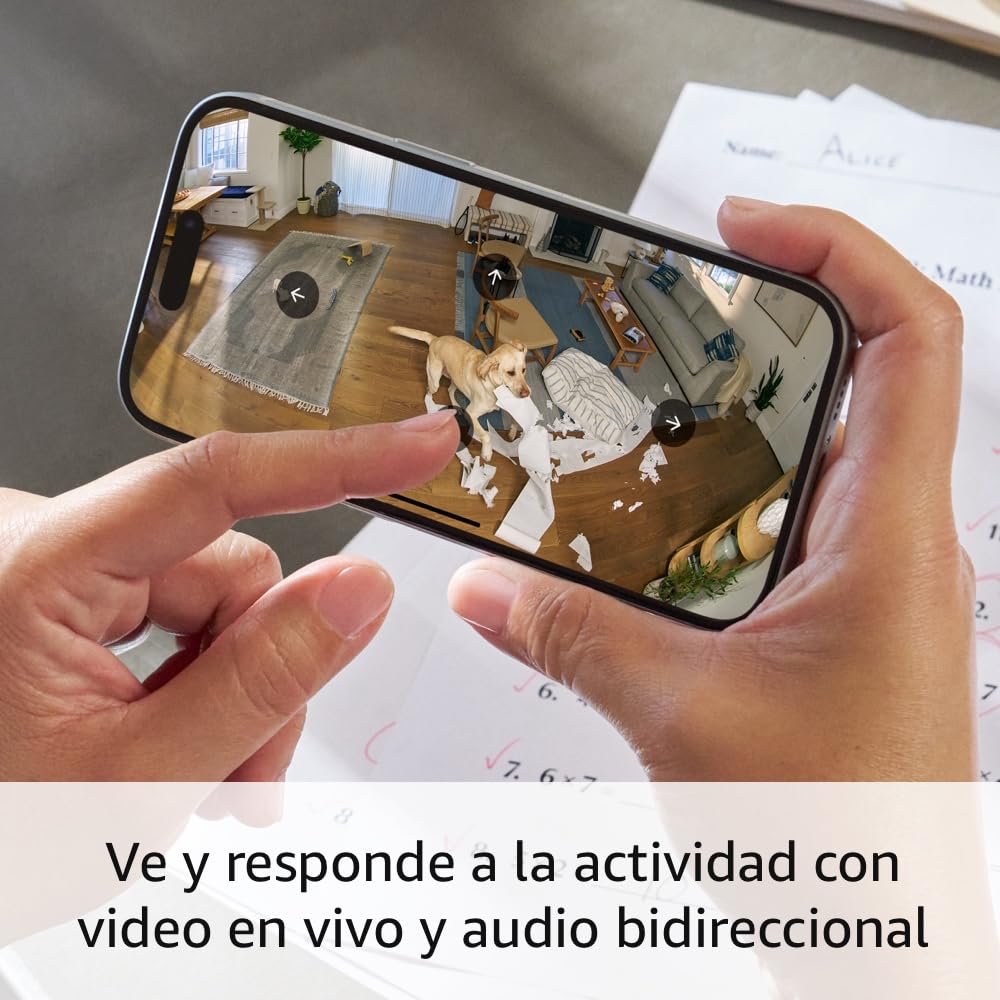 Cámara De Seguridad Ring Pan-tilt Indoor Cam 2024 Blanca
