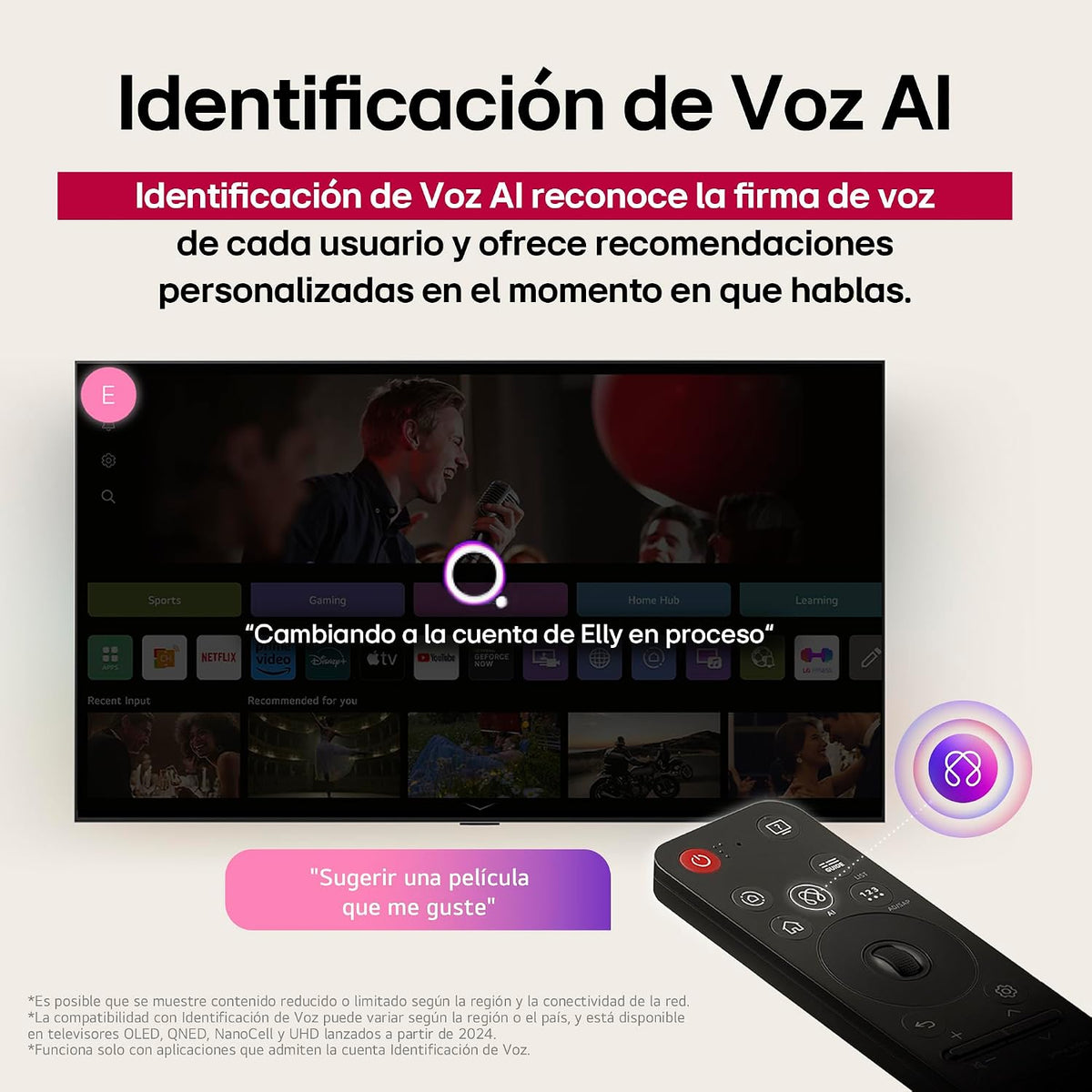 Pantalla 55 pulgadas LG UHD AI UA75 4K SMART TV 2025