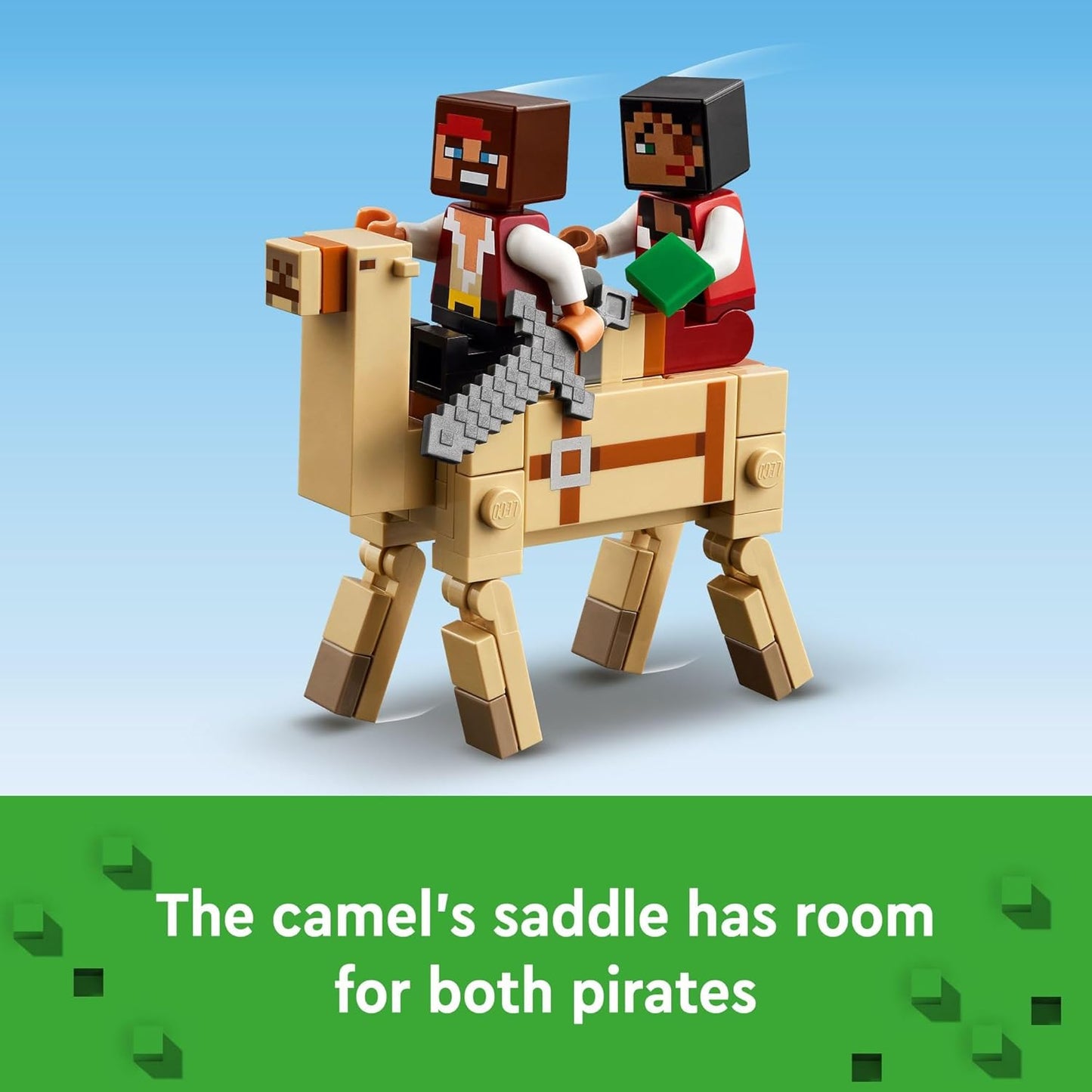 Lego® Minecraft® El Viaje En El Barco Pirata 21259; Figuras Para Armar Y Juegos De Construcción; Aventura En El Mar De Un Barco Pirata Que Incluye Dos Piratas Y Juguetes Entretenidos Para Niños