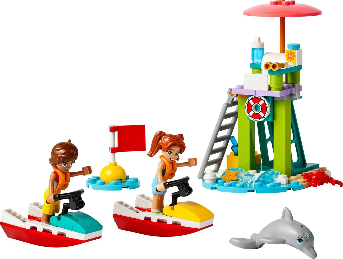 Lego Friends 42623, Motos Acuáticas De Playa Y Delfines, Número De Piezas 84