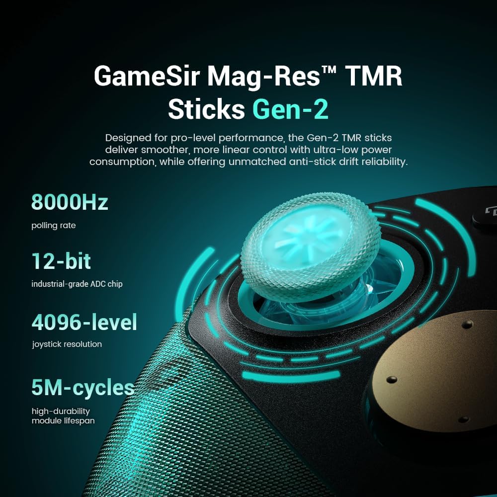 Control Gamer Inalámbrico GameSir G7 Pro 8K PC Aimlabs Edition
