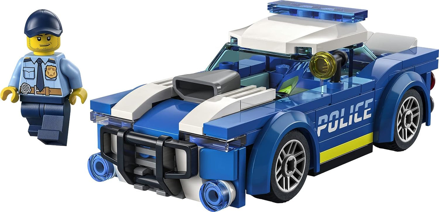 Lego® City 60312 Auto De Policía; Divertido Juguete Para Niños A Partir De 5 Años, Kit De Construcción Para Regalo (94 Piezas)