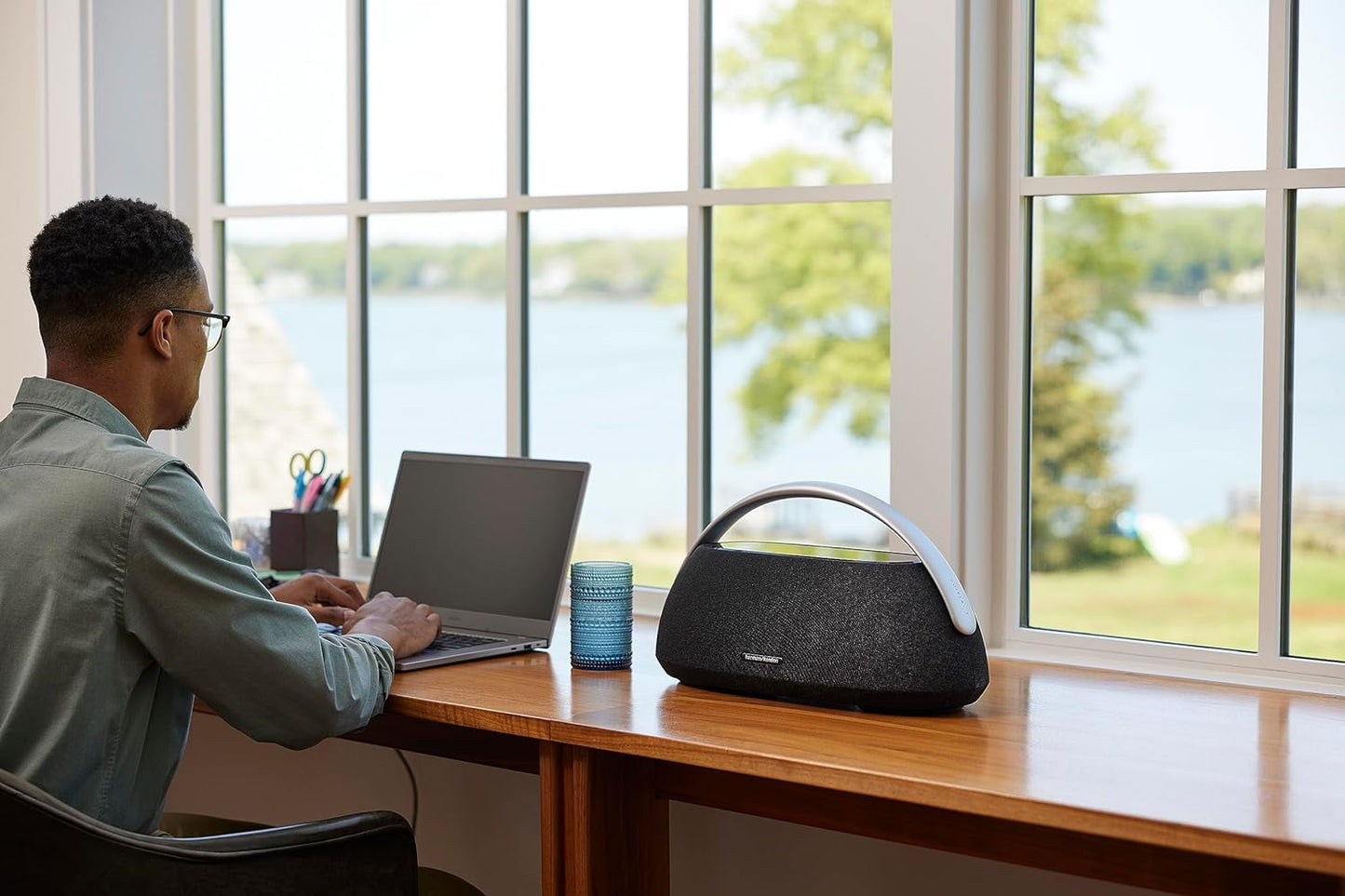 Harman Kardon Go+play, Bocina Portátil Negro