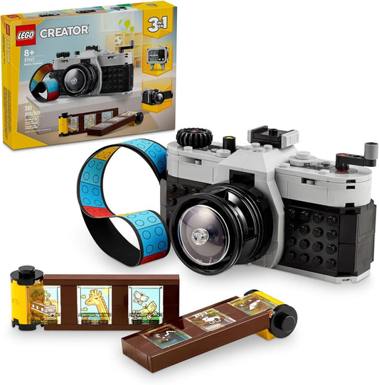 Lego® Creator Cámara Retro 31147; Juguete 3en1 Con Modelos De Un Televisor Y Una Videocámara