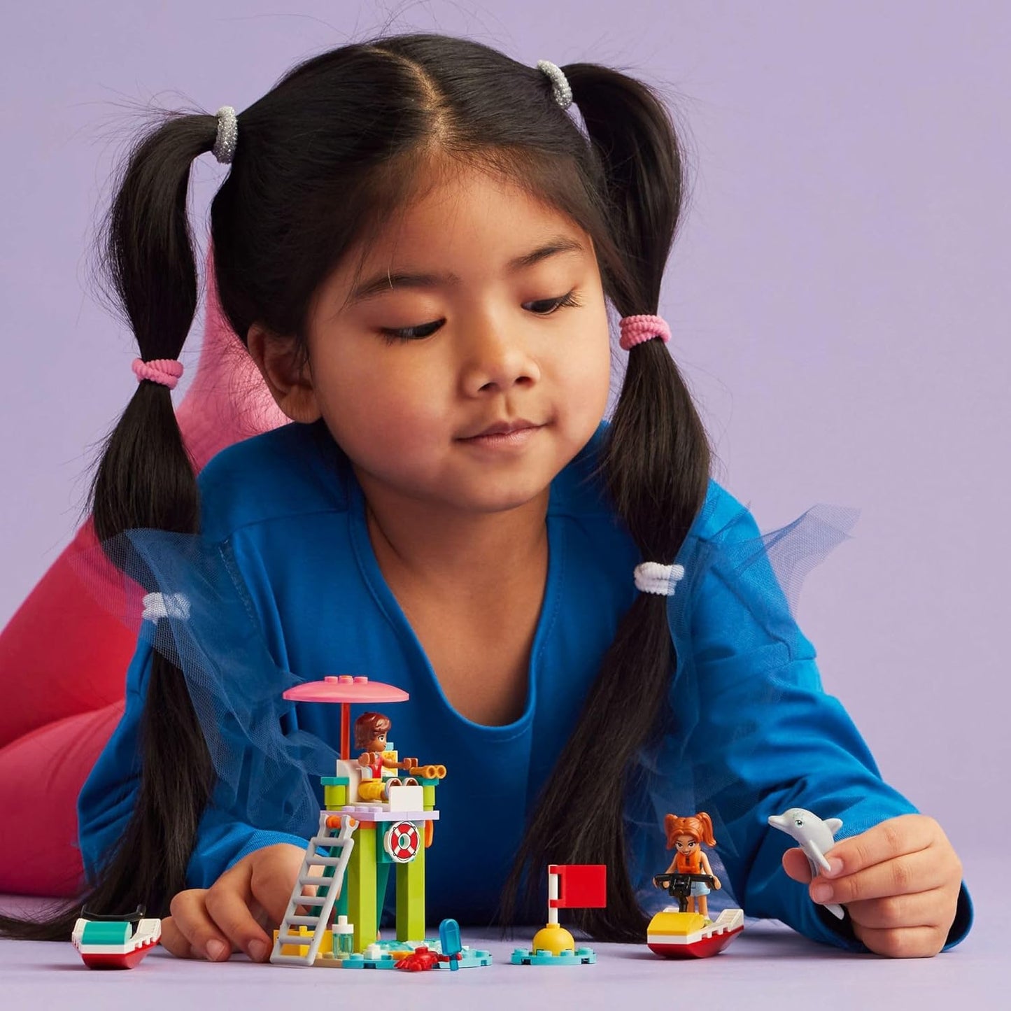 Lego Friends 42623, Motos Acuáticas De Playa Y Delfines, Número De Piezas 84