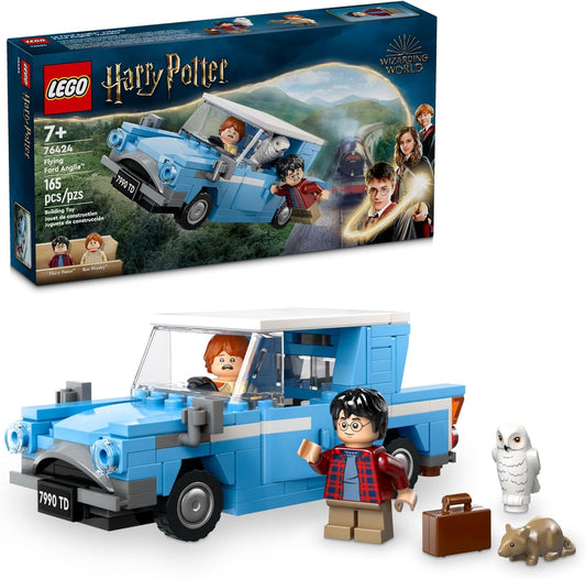 Lego® Harry Potter Ford Anglia Volador 76424; Auto De Juguete Volador Con Minifiguras De Harry Potter Y Ron Weasley