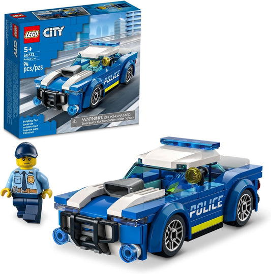 Lego® City 60312 Auto De Policía; Divertido Juguete Para Niños A Partir De 5 Años, Kit De Construcción Para Regalo (94 Piezas)