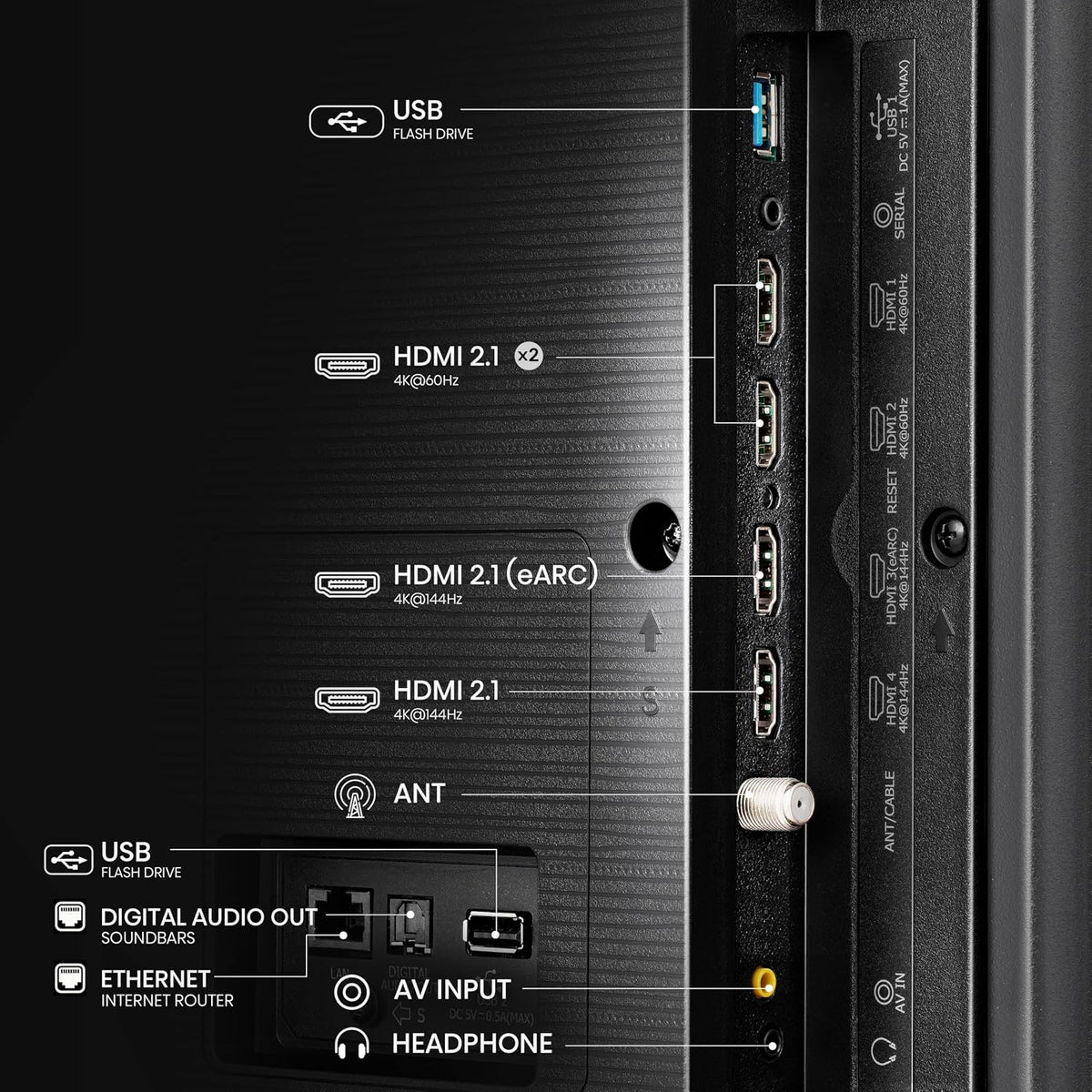 Televisión Pantalla 100 Pulgadas Hisense QLED Google TV 4K UHD 100QD7N
