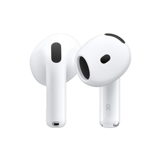 Audífonos inalámbricos AirPods 4 de Apple,audífonos Bluetooth,Audio Espacial Personalizado,Resistentes al Polvo,al Agua y al Sudor,Chip H2,hasta 30 Horas de batería,fácil configuración para el iPhone