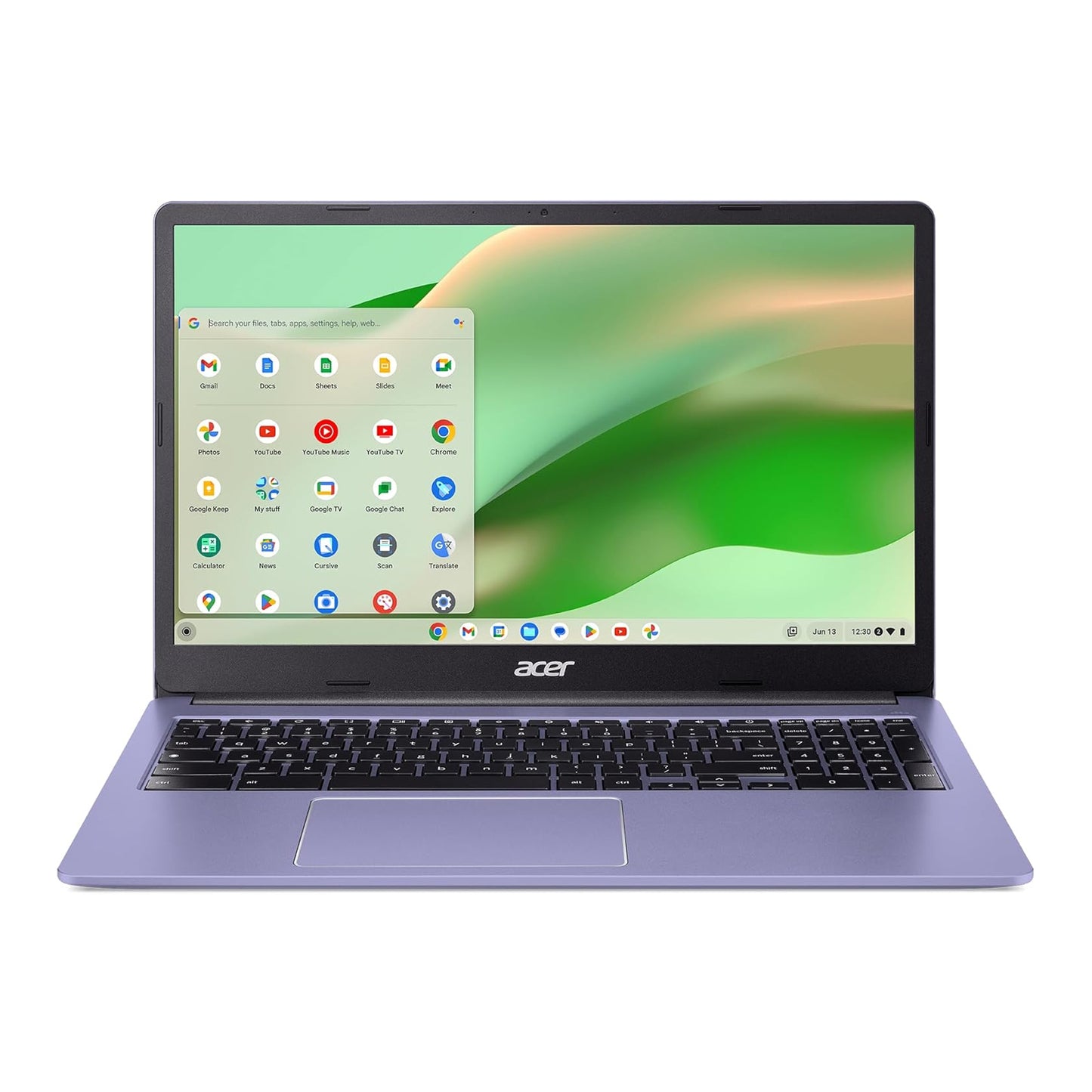 Acer Chromebook, Laptop 15.6 Pulgadas Full HD, Procesador Intel Celeron N4500, 4GB LPDDR4X, 64GB eMMC, ChromeOS, Color Lavanda, Modelo CB315-4H-C0VN