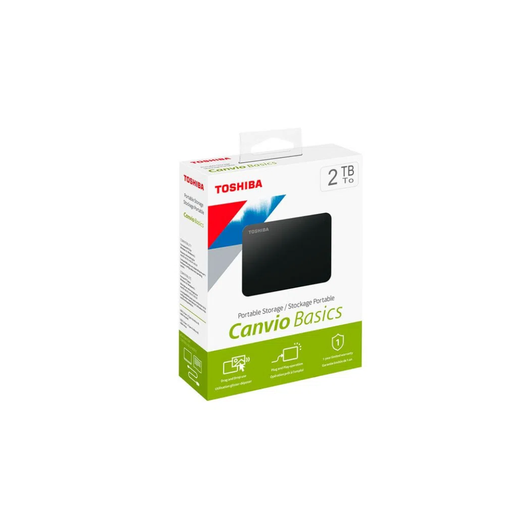 Disco Duro Externo Toshiba Canvio Basics Hdtb420xk3aa 2tb