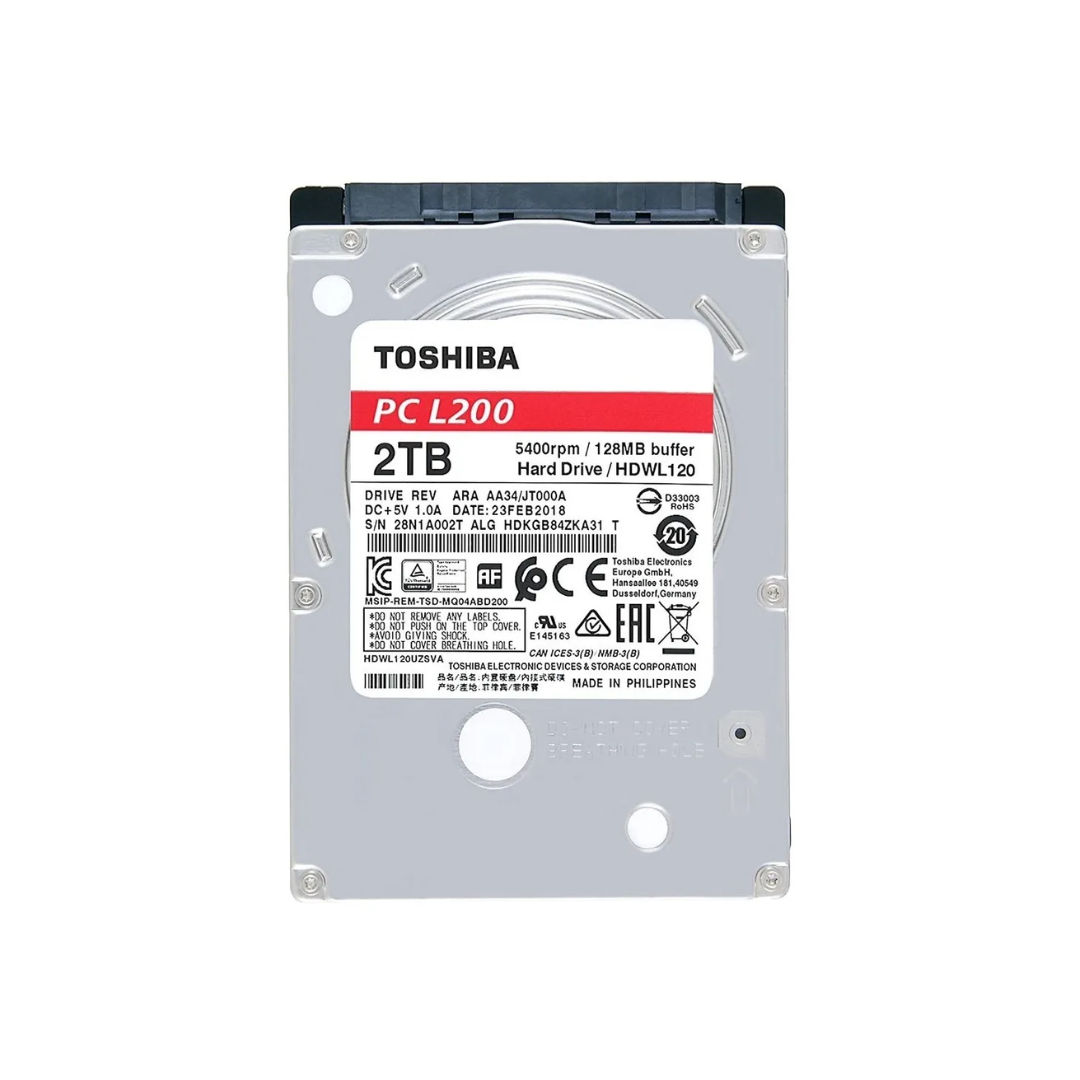 Disco Duro Interno Toshiba 2tb Hdwl120uzsva Pc L200 2.5