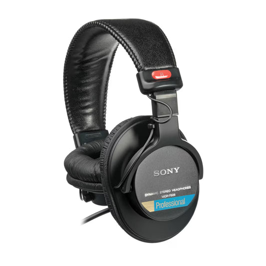 Audífonos Sony MDR-7506 con Cable y Almohadillas de Piel Negro