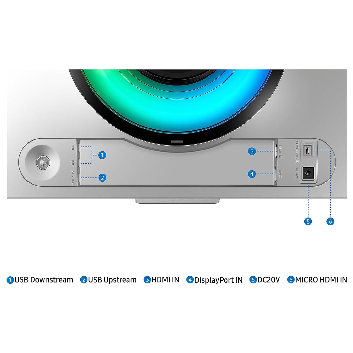 Monitor Gamer 49" Odyssey OLED G9 G93SC Resolución Dual Qhd 5120 X 1440, 240 Hz, 0.03 Ms