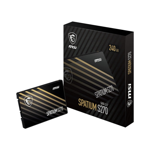Unidad de Estado Solido SSD 2.5 240GB MSI SPATIUM S270 SATA III 500/400 MB/s