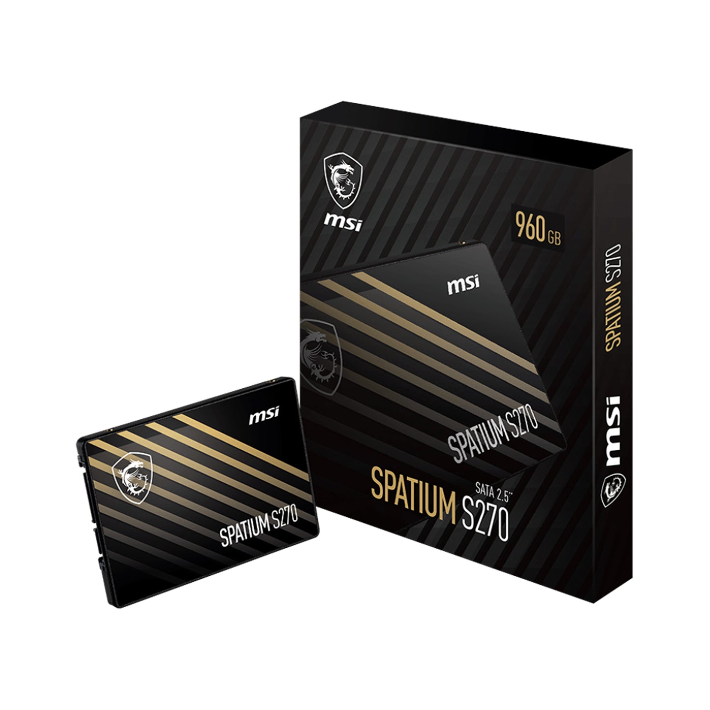 Unidad de Estado Solido SSD 2.5 960GB MSI SPATIUM S270 SATA III 500/400 MB/s