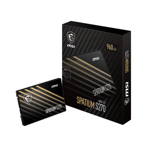 Unidad de Estado Solido SSD 2.5 960GB MSI SPATIUM S270 SATA III 500/400 MB/s