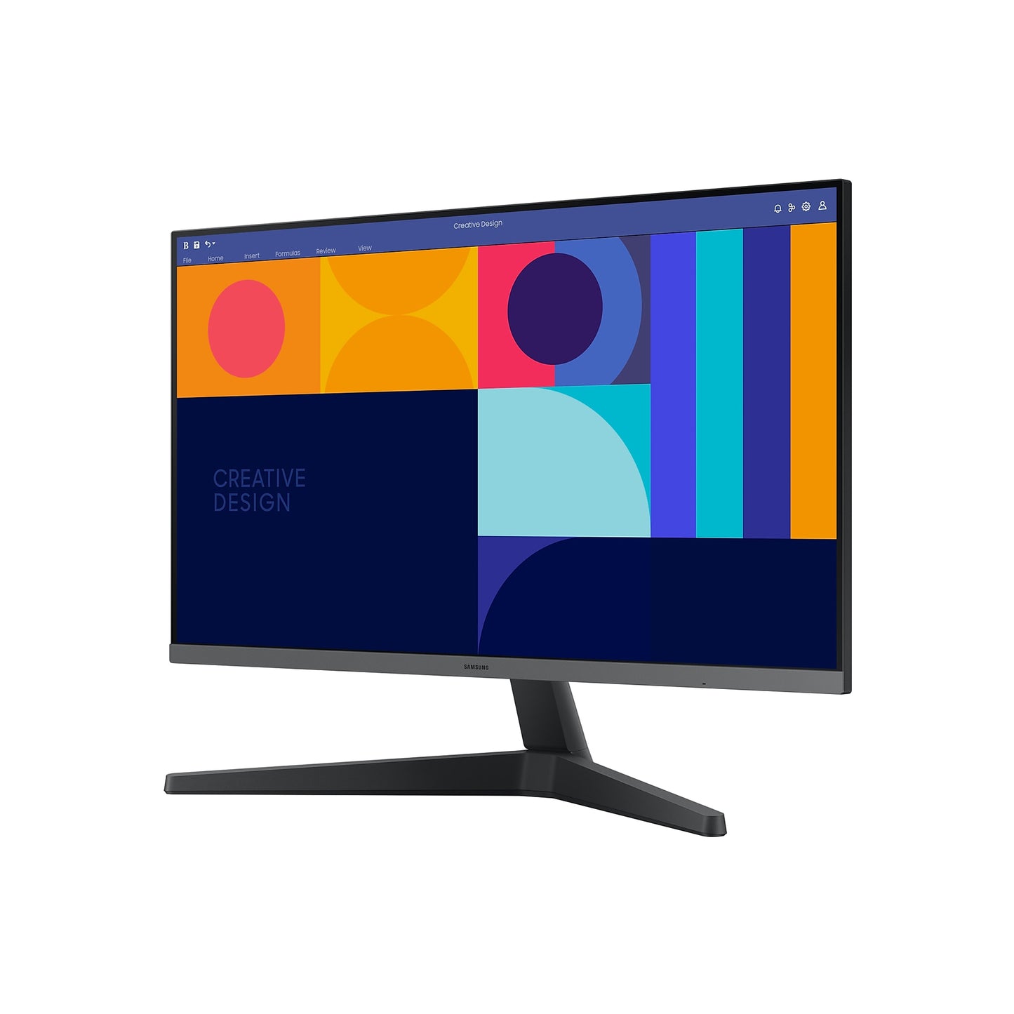 SAMSUNG- Monitor de computadora Esencial para Negocios de la Serie S33GC de 27 Pulgadas, Panel IPS, Soporte de exhibición de Solo inclinación, 100Hz, HDMI y DIS- Negro (LS27C330GANXZA)