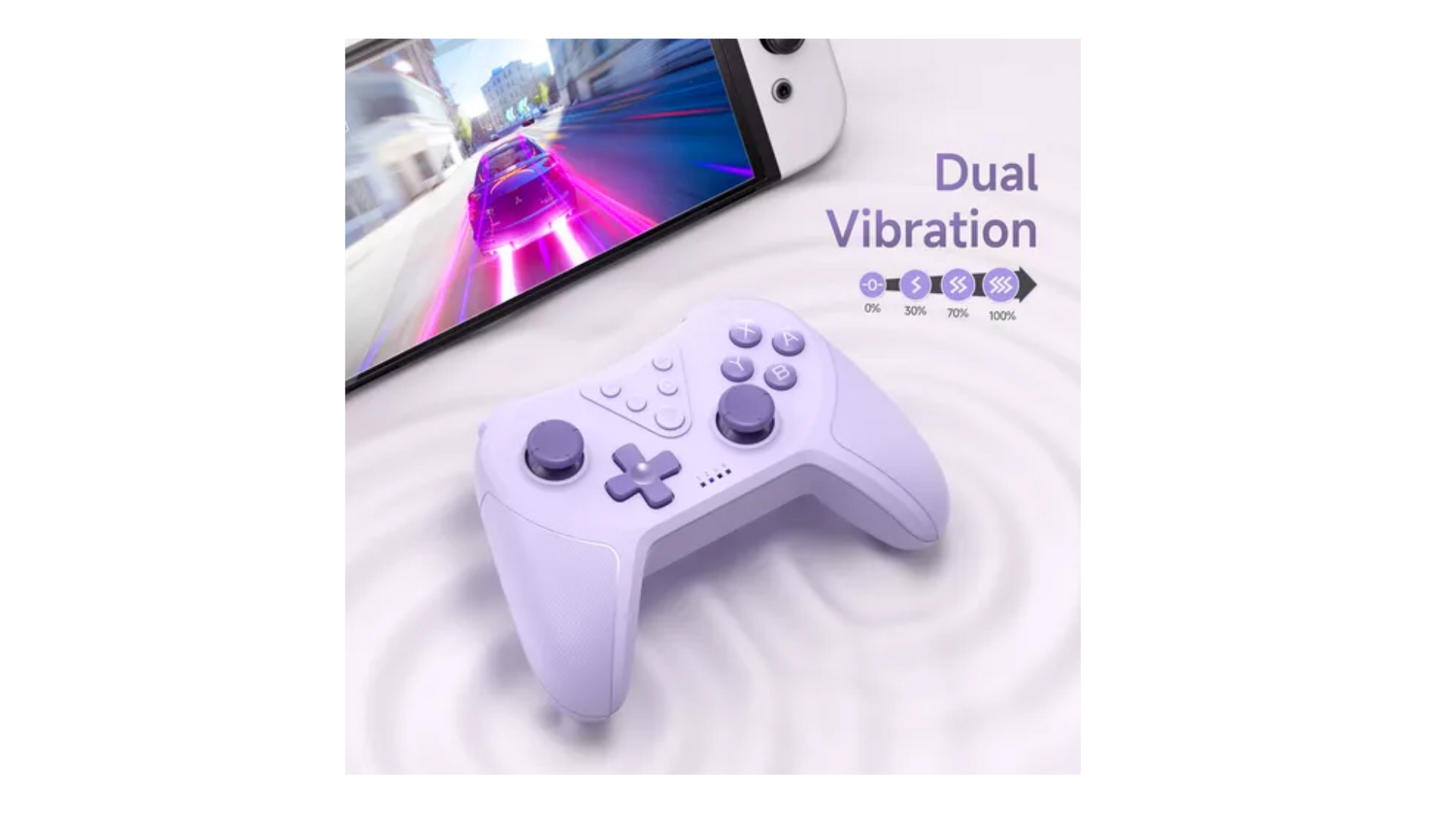 Joystick Inalámbrico Para Nintendo Switch Easysmx T37 Color Violeta