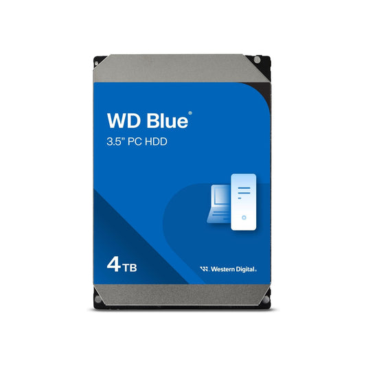 Western Digital 4TB WD Blue PC Disco Duro Interno HDD - 5400 RPM, SATA 6 GB/s, caché de 256 MB, 3.5" - WD40EZAX