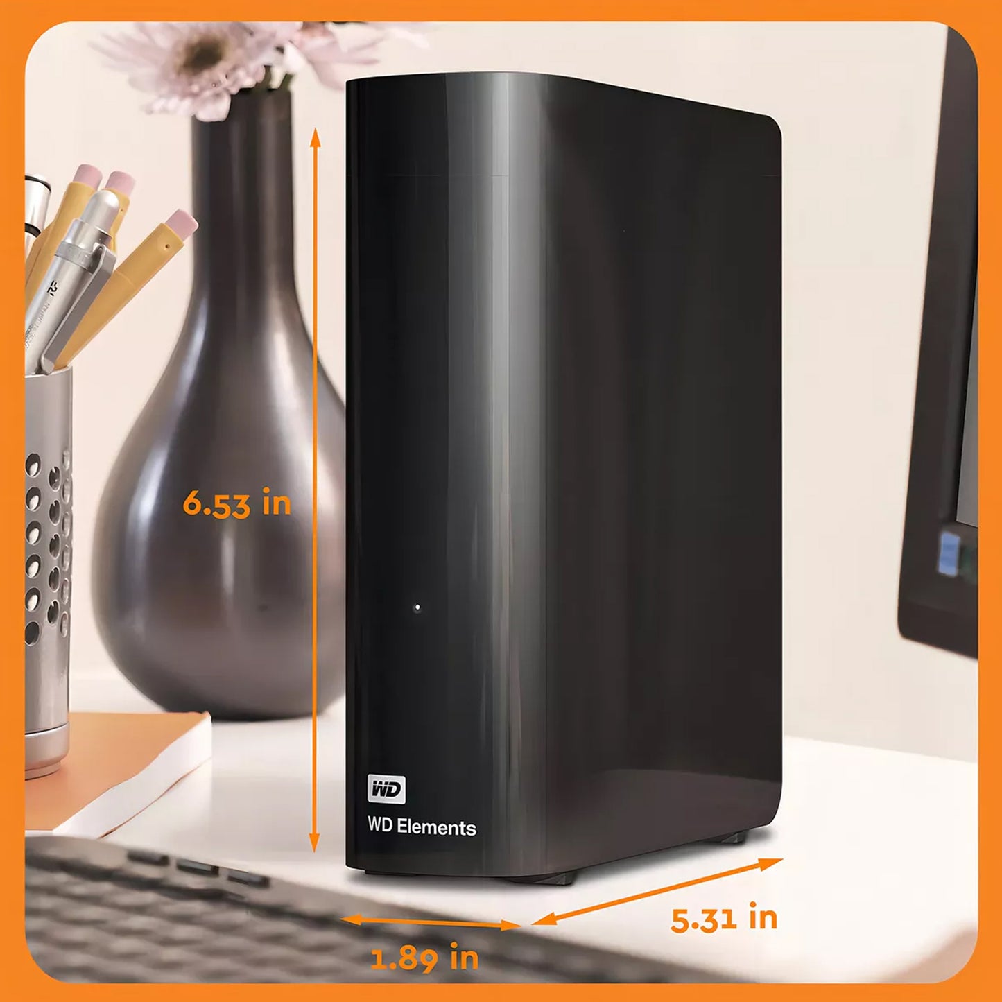 Almacenamiento De Disco Duro Para Escritorio Wd Elements 20 Tb Wdbwlg0200hbk-nesn
