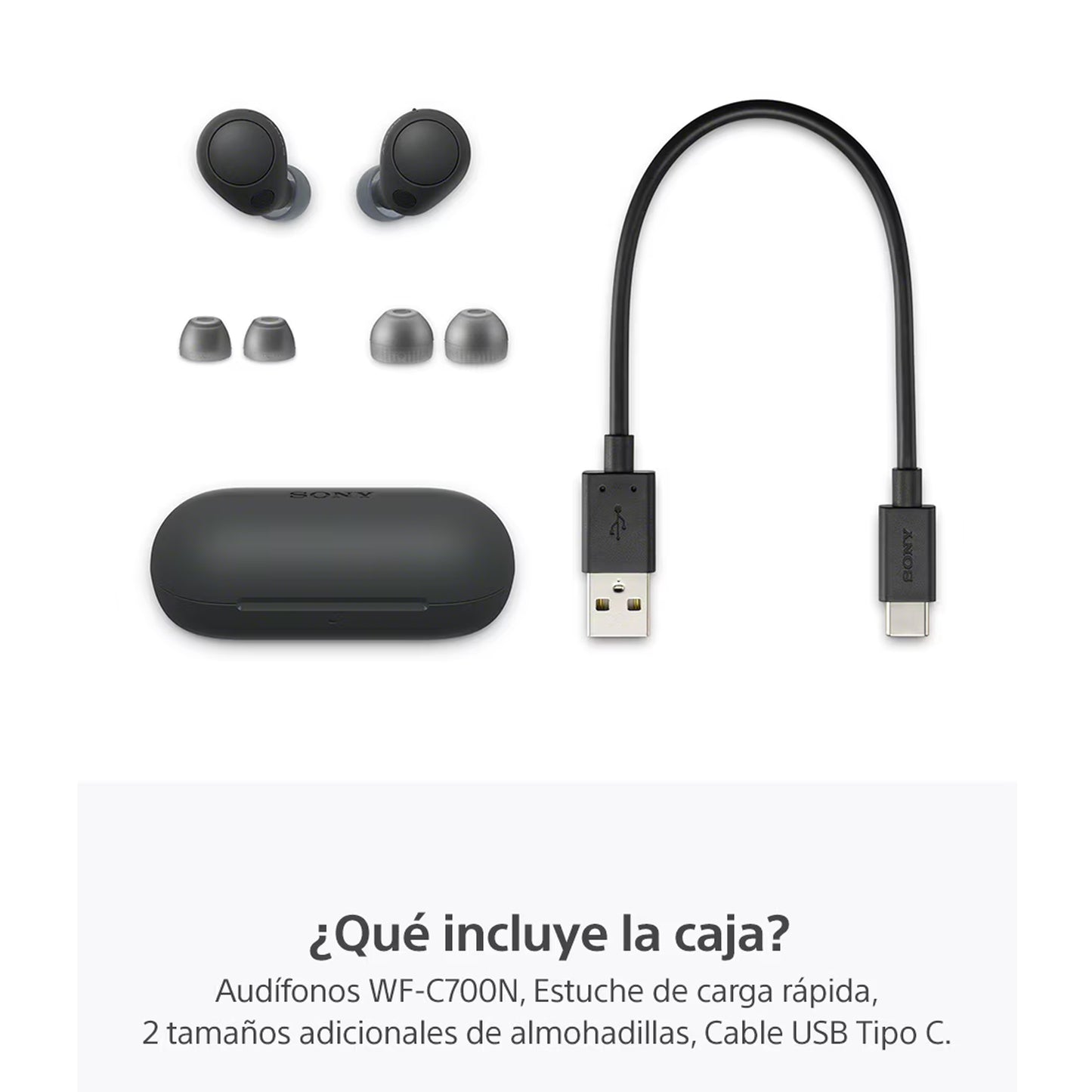 Audífonos True Wireless Sony WF-C700N inalámbricos con cancelación de ruido