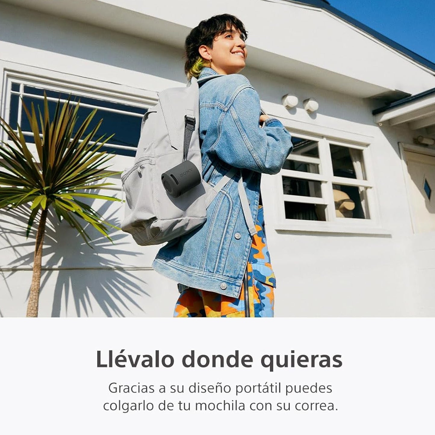 Bocina Portátil Sony XB100 Inalámbrica
