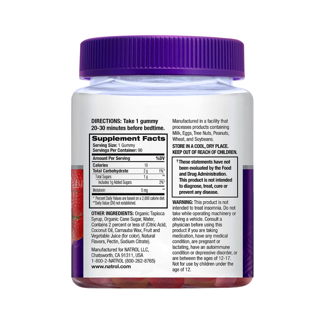 MELATONINA 90 GOMITAS 5MG (ADULTO)